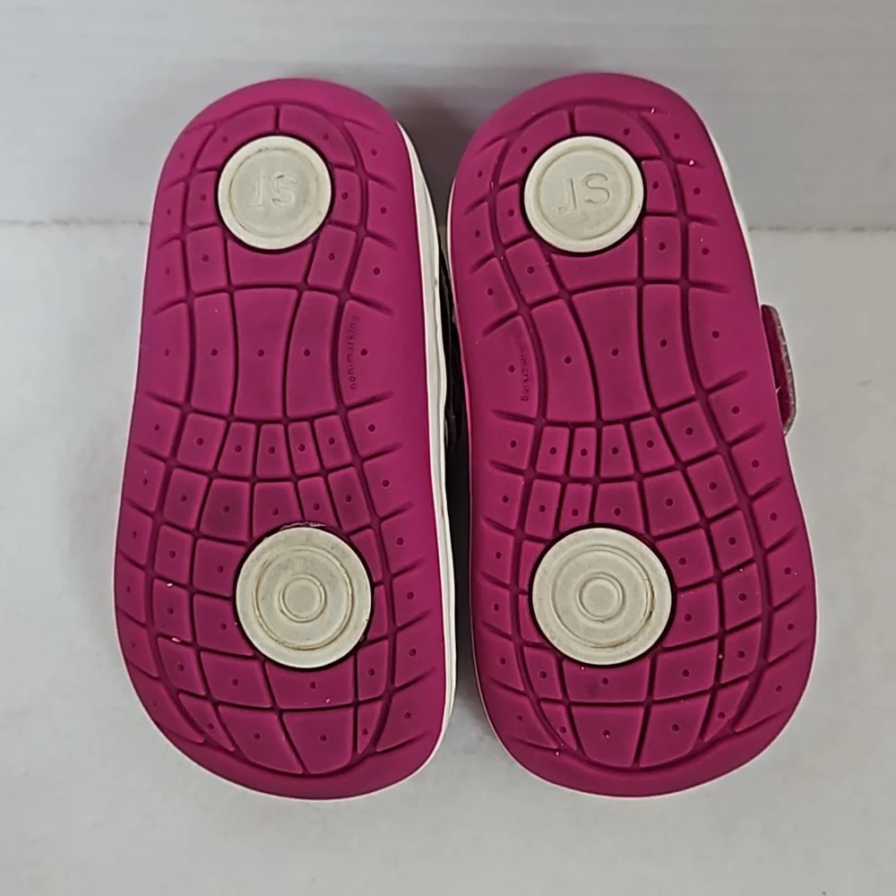 Stride Rite Glitter Pink Toddler Shoes